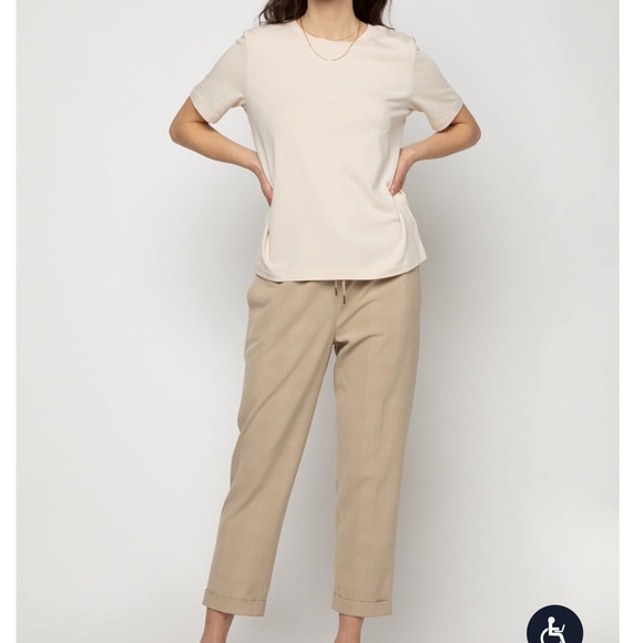 OAK + FORT Crop Pants - Picture 2 of 4